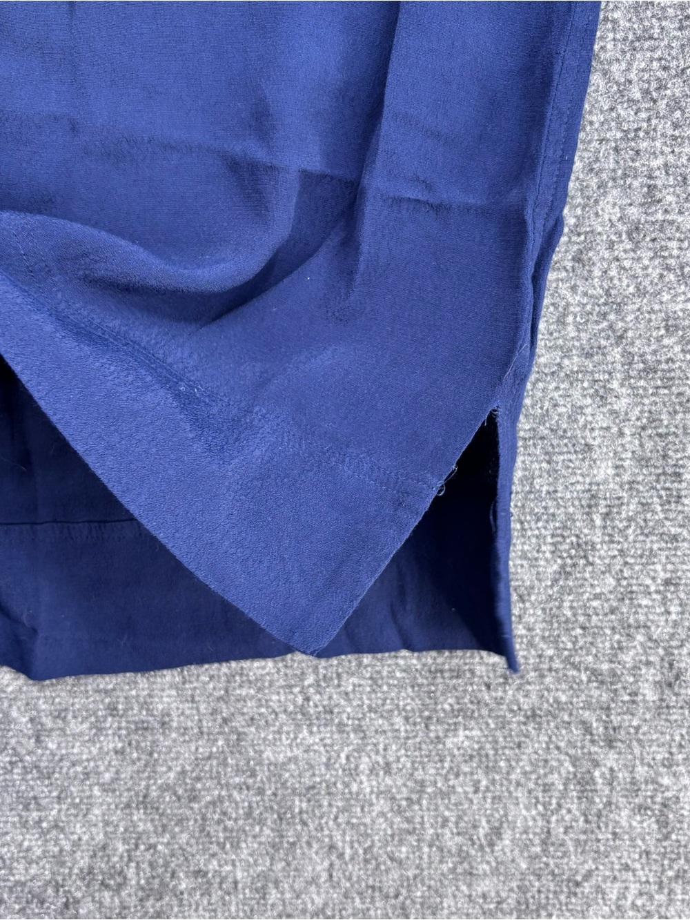 J Crew Blue Minimalist Preppy Easy Tunic Dress Cap Sleeves Women’s XS - Picture 10 of 13